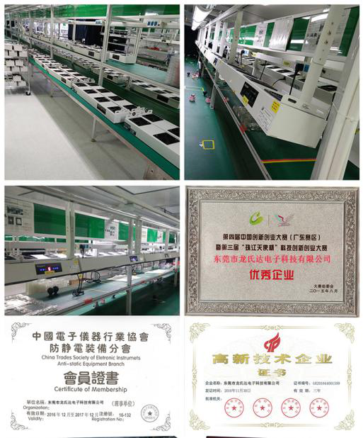 智能變頻除靜電離子風(fēng)機大量引進(jìn)液晶模組流水車間